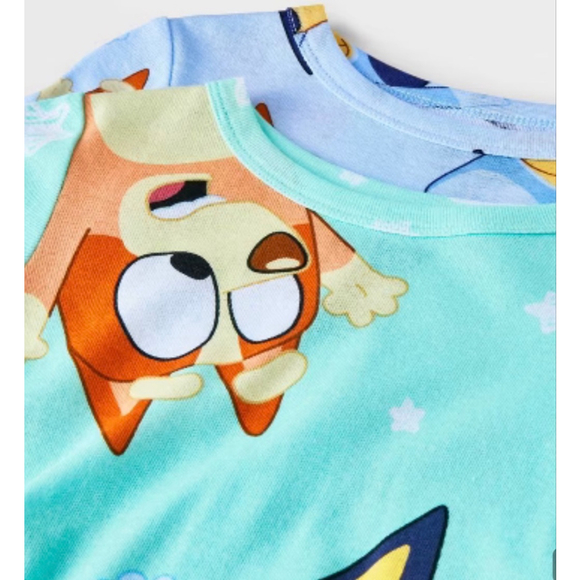 Toddler 4 piece Snug Fit Bluey and Bingo Cotton Pajama Set 4T NWT - Picture 3 of 6